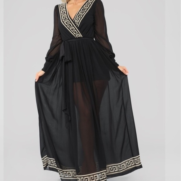 Black Maxi Dress - Picture 2 of 8